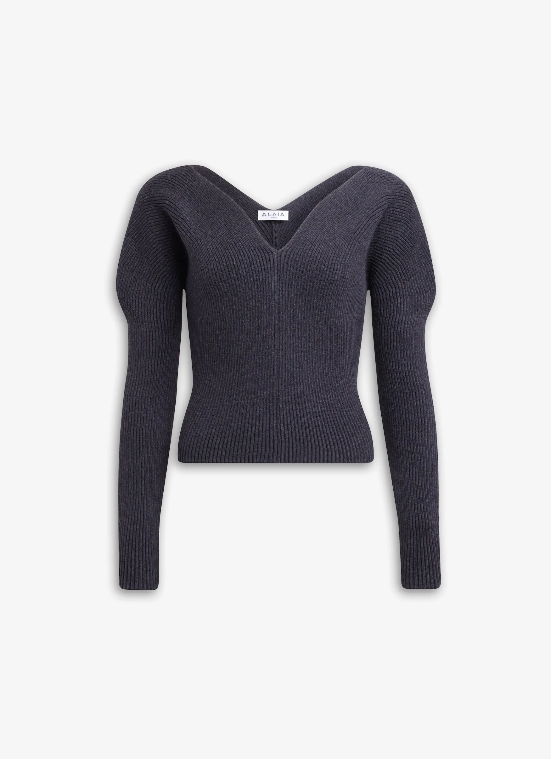 HEART NECK KNIT JUMPER
