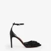 HIGH FISHNET PUMPS WITH STUDS