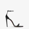 HIGH SANDALS IN PATENT CALFSKIN