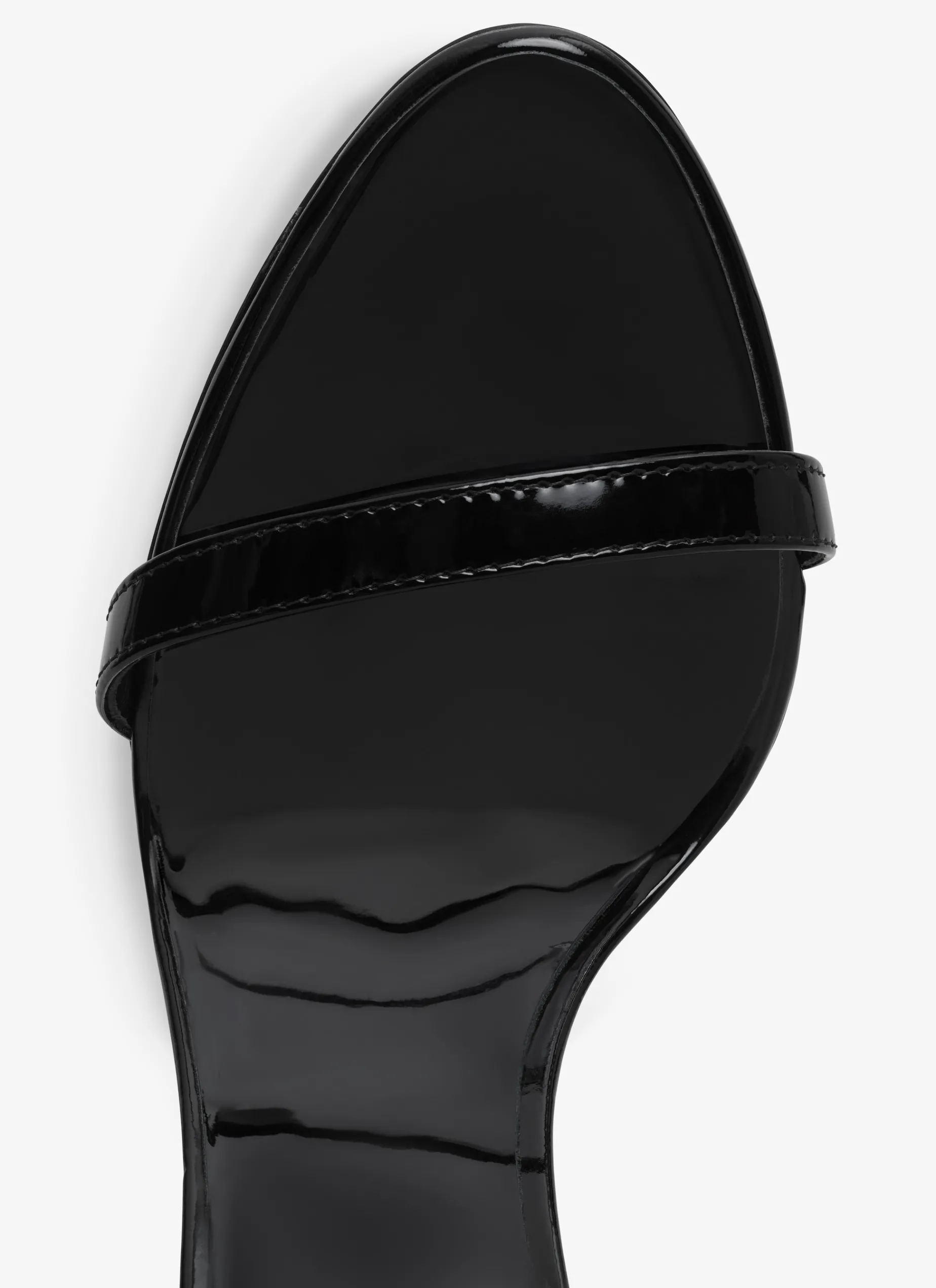 HIGH SANDALS IN PATENT CALFSKIN