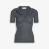 HOODED TOP IN PIQUE KNIT
