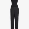 KNIT TAILORED BUSTIER JUMPSUIT