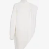 KNITTED ASYMMETRICAL CAPE JUMPER