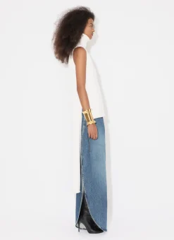 KNITTED CAPE TOP