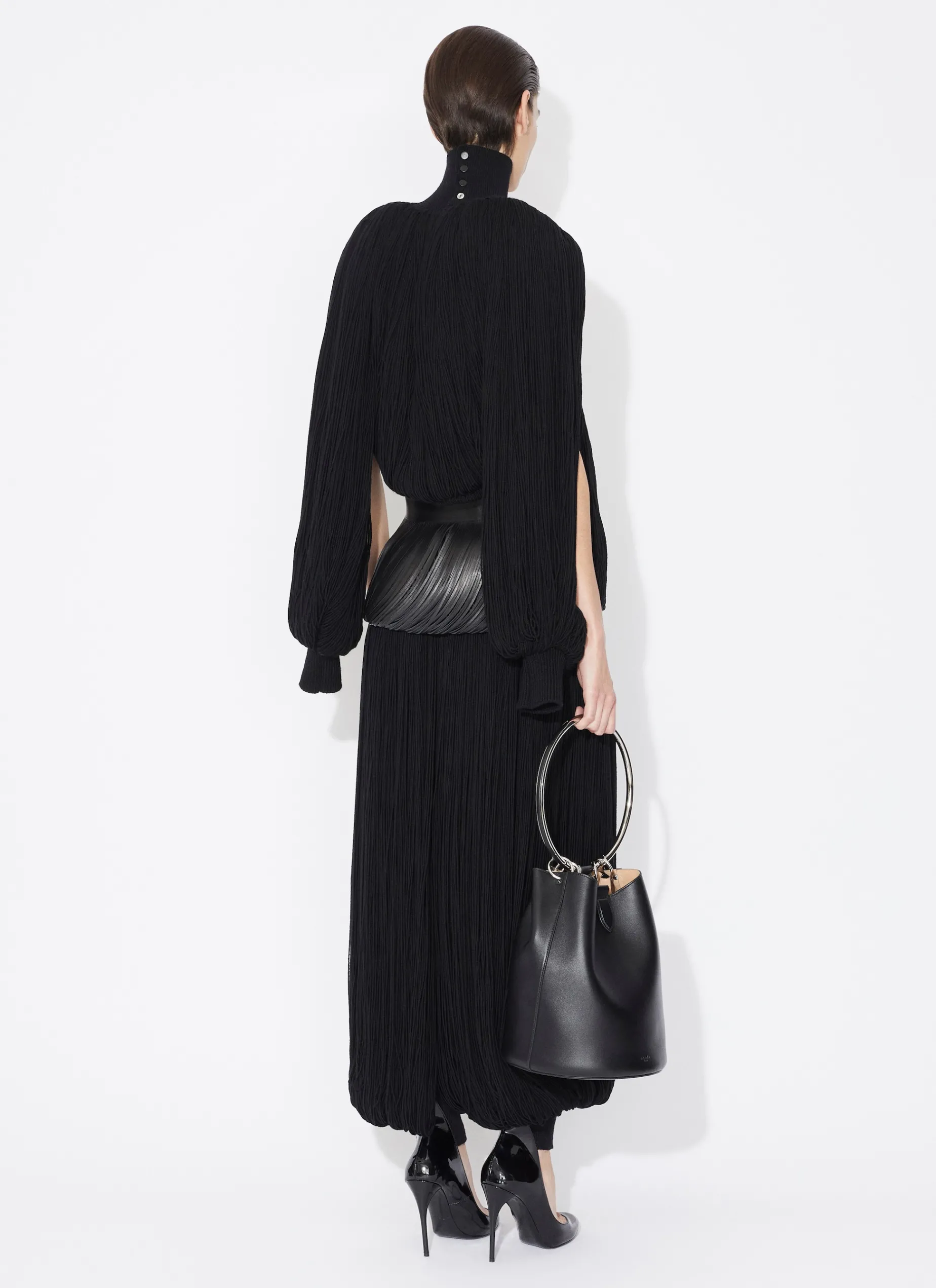 KNITTED FRINGES JUMPER