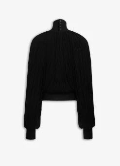 KNITTED FRINGES JUMPER