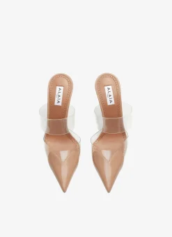 LE COEUR MULES IN PATENT CALFSKIN