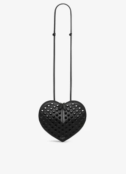 LE CŒUR BAG IN PERFORATED LAMBSKIN