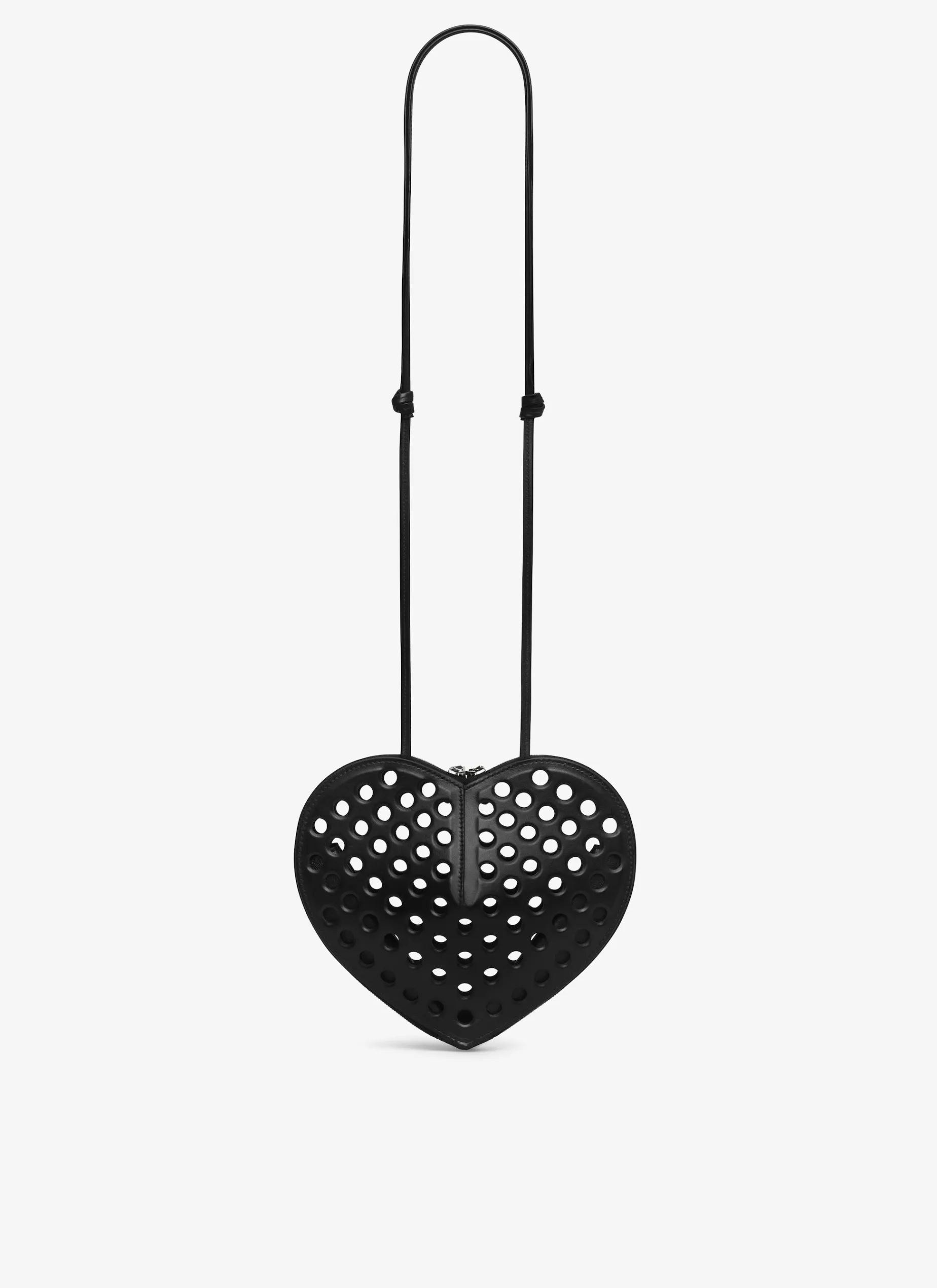 LE CŒUR BAG IN PERFORATED LAMBSKIN