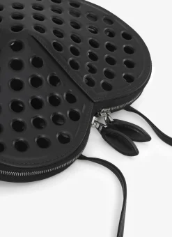 LE CŒUR BAG IN PERFORATED LAMBSKIN
