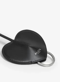 LE CŒUR BELL KEY HOLDER IN CALFSKIN