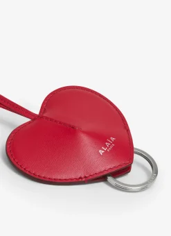 LE CŒUR BELL KEY HOLDER IN CALFSKIN