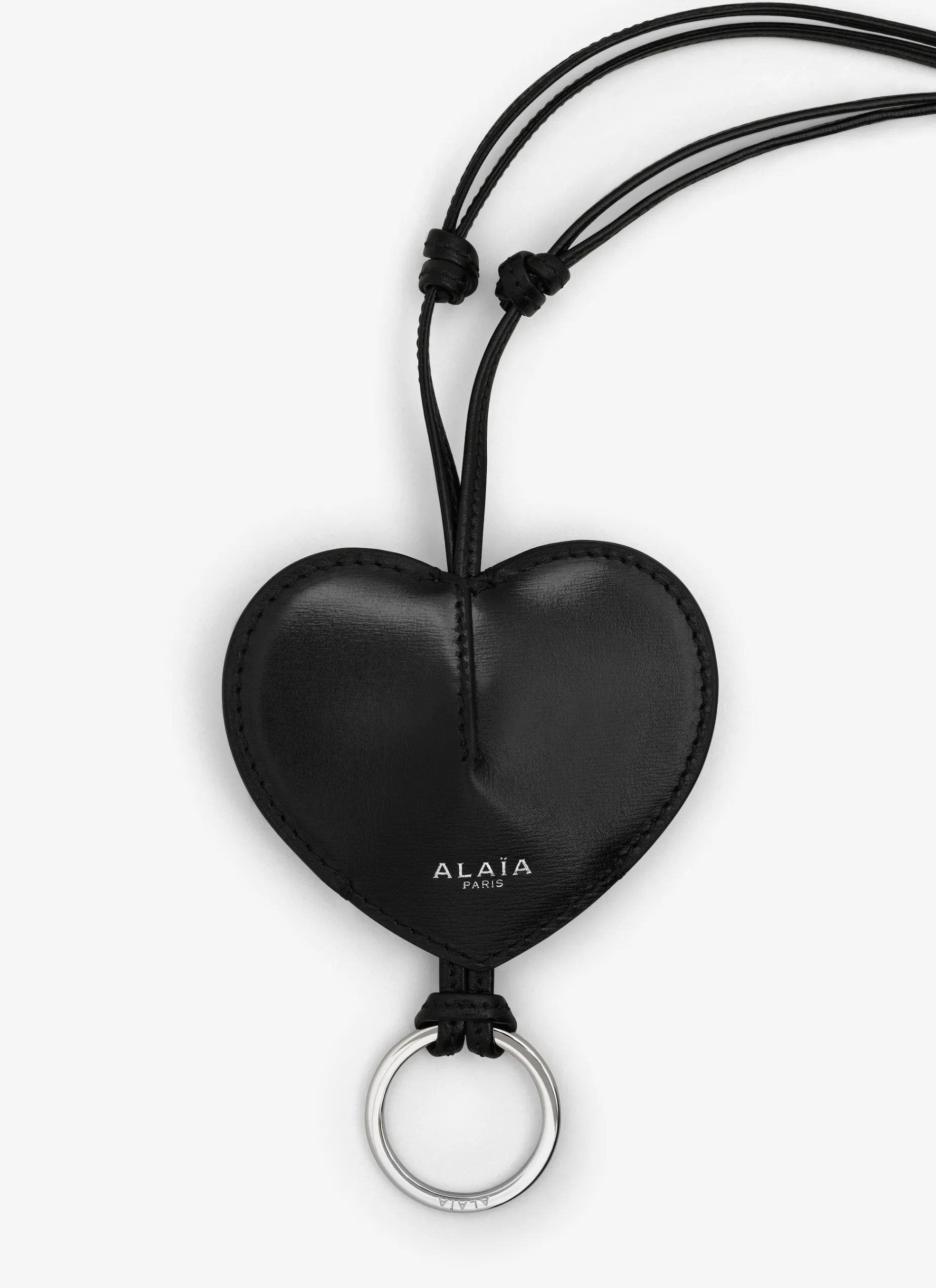 LE CŒUR BELL KEY HOLDER IN CALFSKIN