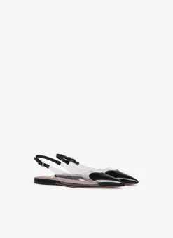LE CŒUR FLAT SLINGBACKS IN PATENT CALFSKIN