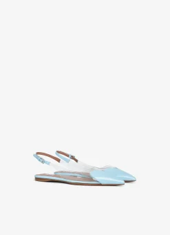 LE CŒUR FLAT SLINGBACKS IN PATENT CALFSKIN