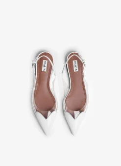 LE CŒUR FLAT SLINGBACKS IN PATENT CALFSKIN