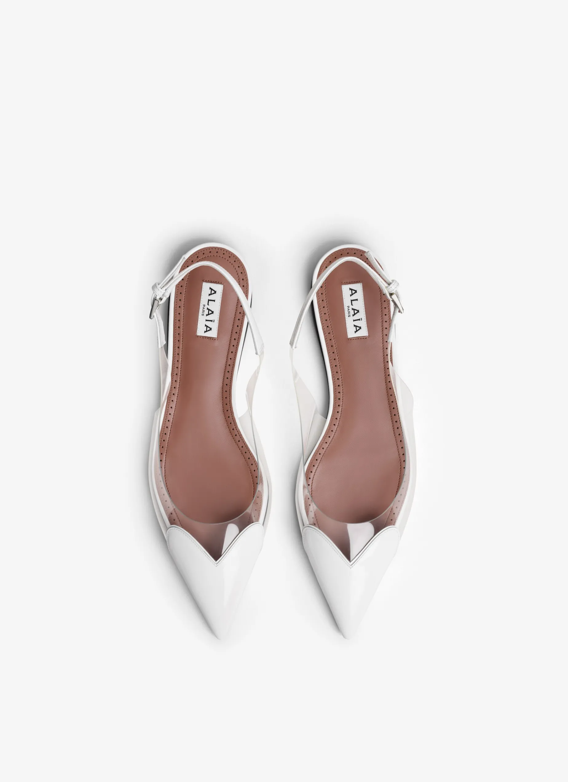 LE CŒUR FLAT SLINGBACKS IN PATENT CALFSKIN