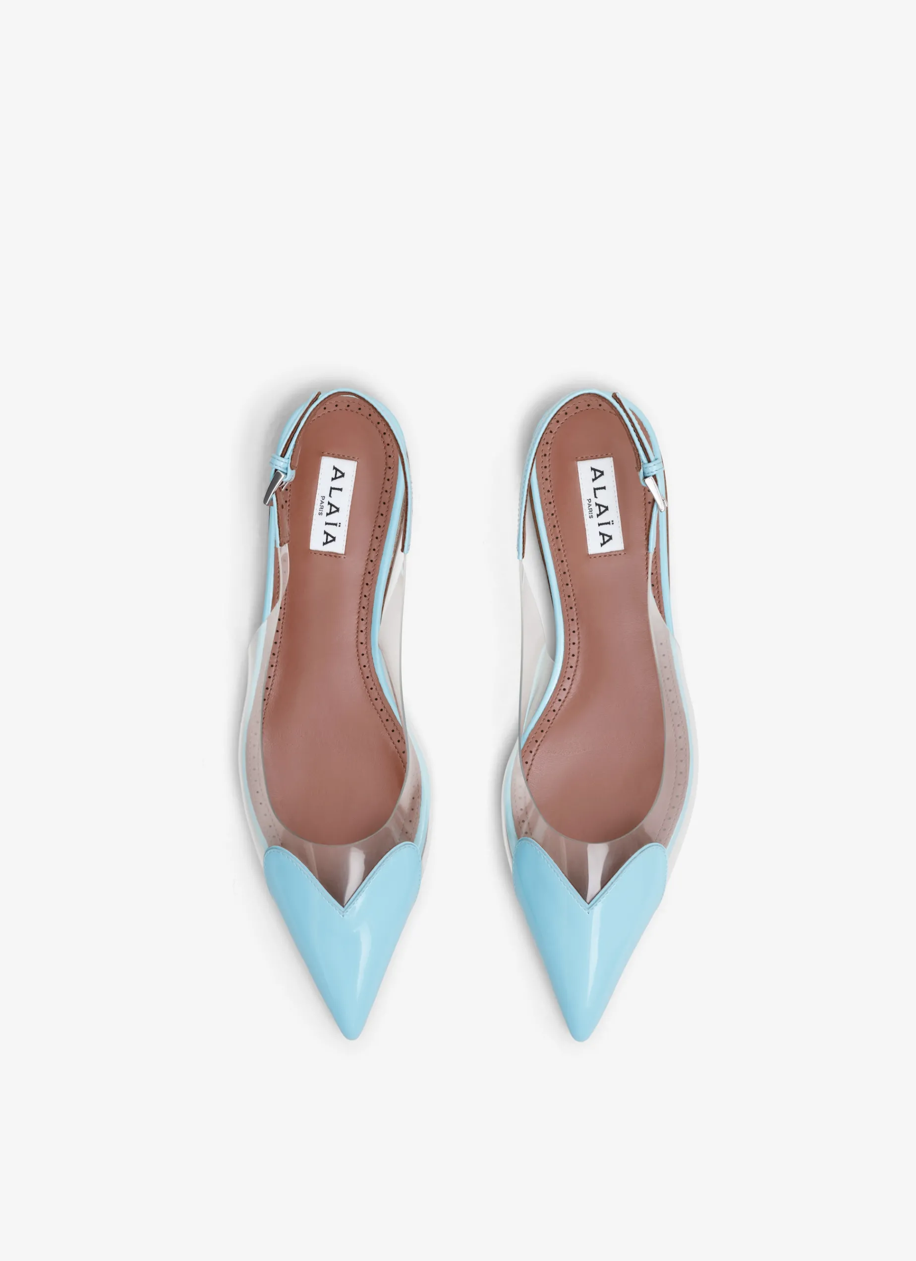 LE CŒUR FLAT SLINGBACKS IN PATENT CALFSKIN
