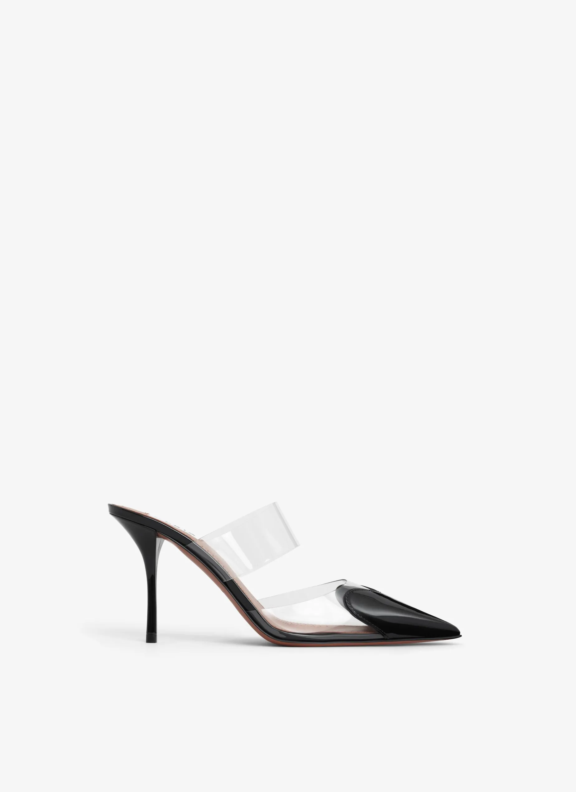LE CŒUR MULES IN PATENT CALFSKIN