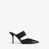 LE CŒUR MULES IN PATENT CALFSKIN