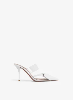 LE CŒUR MULES IN PATENT CALFSKIN