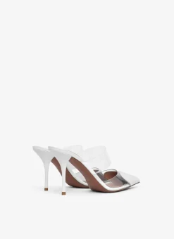 LE CŒUR MULES IN PATENT CALFSKIN