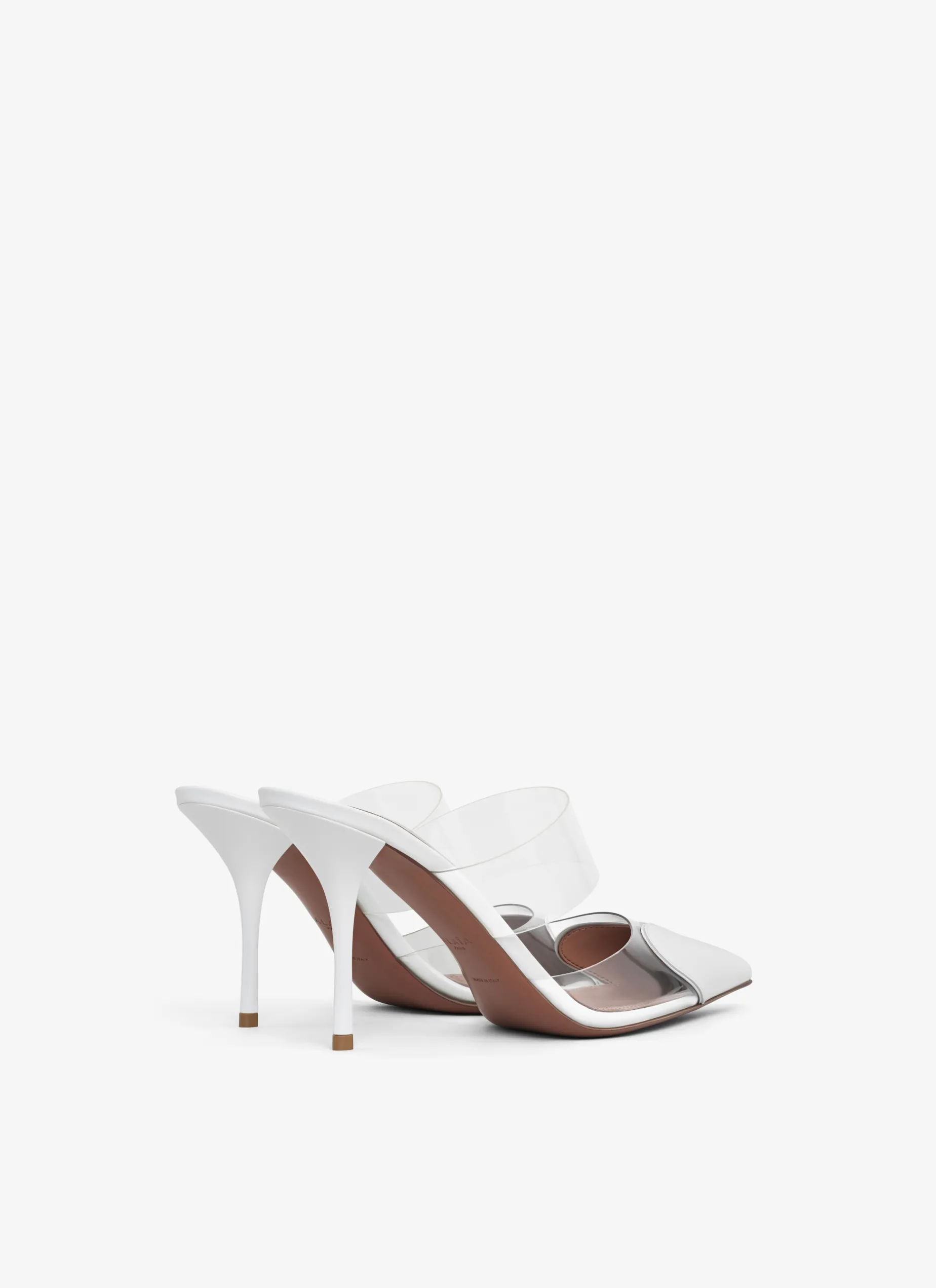 LE CŒUR MULES IN PATENT CALFSKIN
