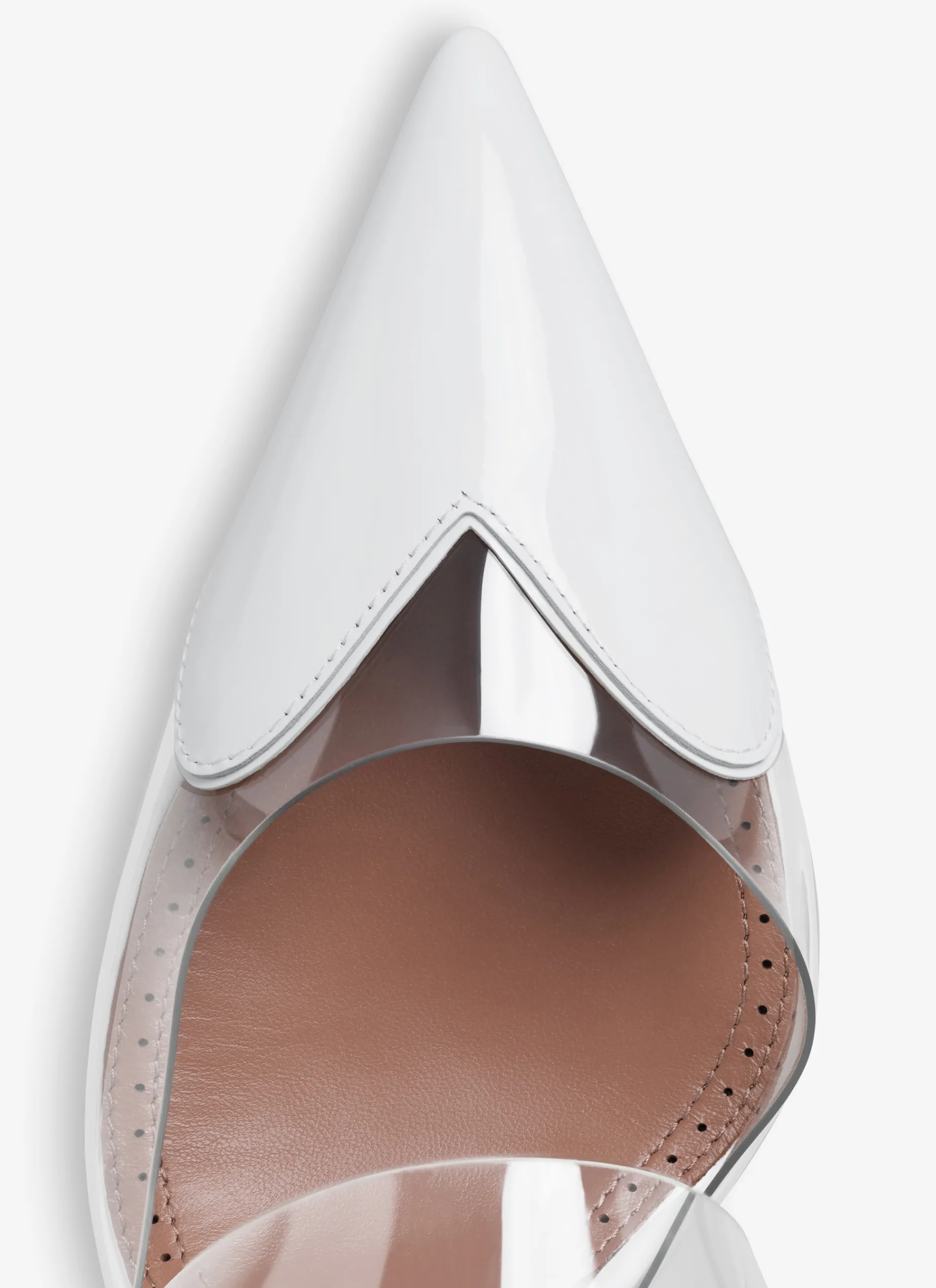 LE CŒUR MULES IN PATENT CALFSKIN