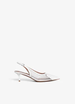 LE CŒUR SLINGBACKS IN FISHNET