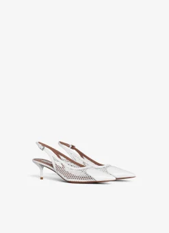 LE CŒUR SLINGBACKS IN FISHNET