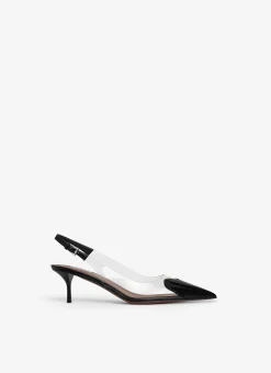 LE CŒUR SLINGBACKS IN PATENT LAMBSKIN