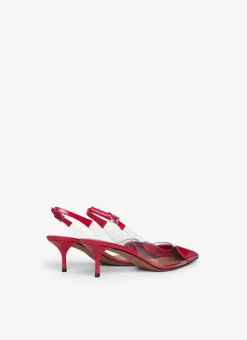 LE CŒUR SLINGBACKS IN PATENT LAMBSKIN