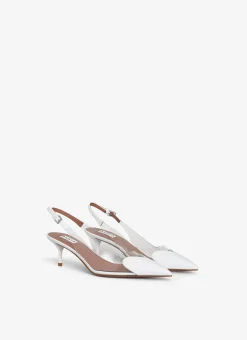 LE CŒUR SLINGBACKS IN PATENT LAMBSKIN