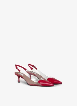 LE CŒUR SLINGBACKS IN PATENT LAMBSKIN