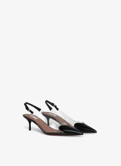 LE CŒUR SLINGBACKS IN PATENT LAMBSKIN