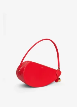 LE DEMI-CŒUR BAG IN GOATSKIN