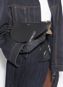 LE DEMI-CŒUR BAG IN GOATSKIN