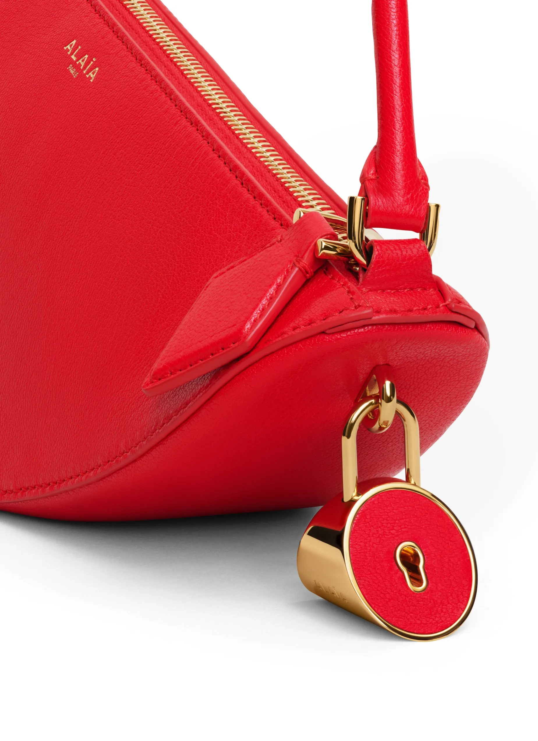 LE DEMI-CŒUR BAG IN GOATSKIN