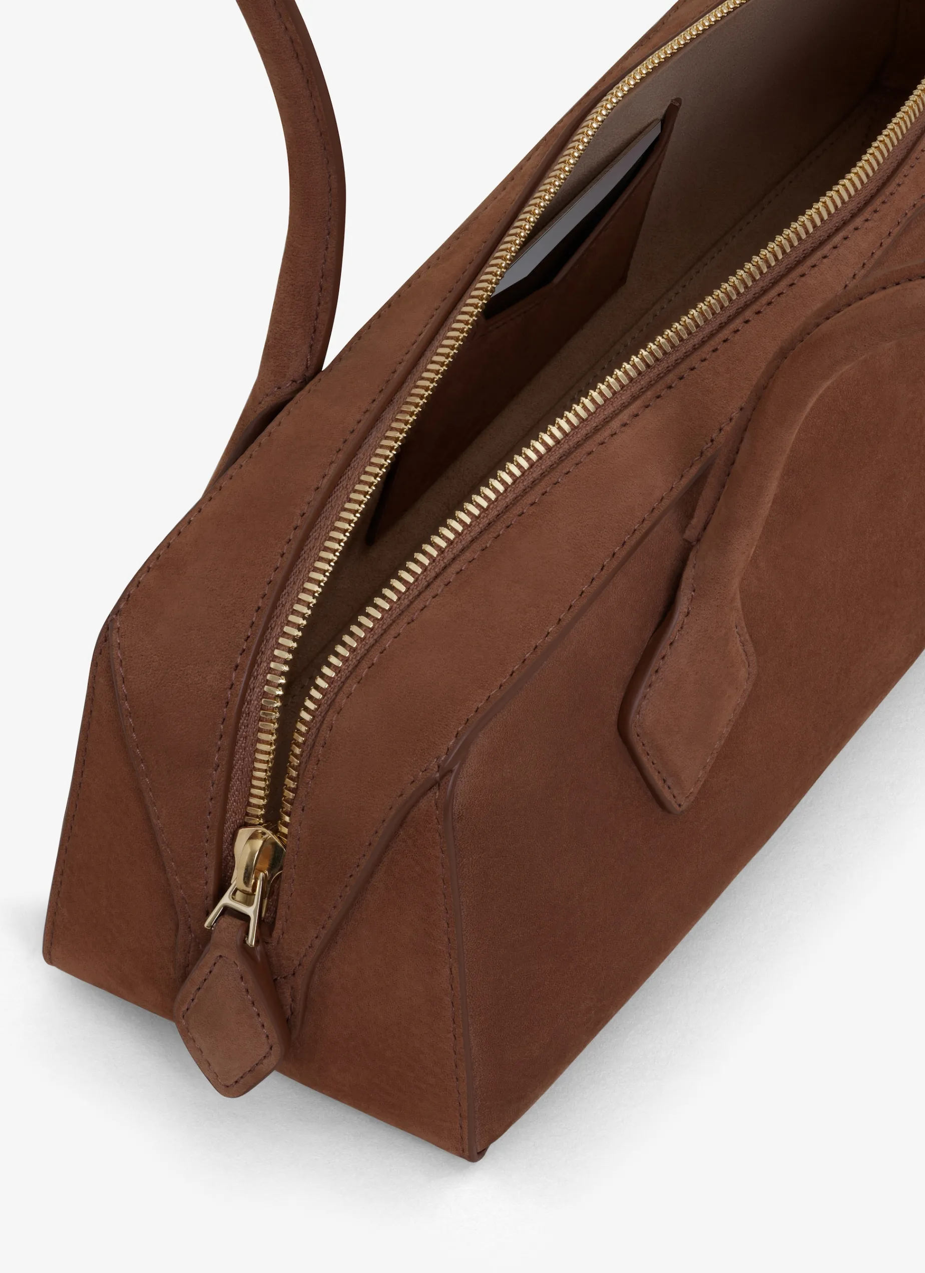 LE TECKEL MEDIUM BAG IN NUBUK CALFSKIN