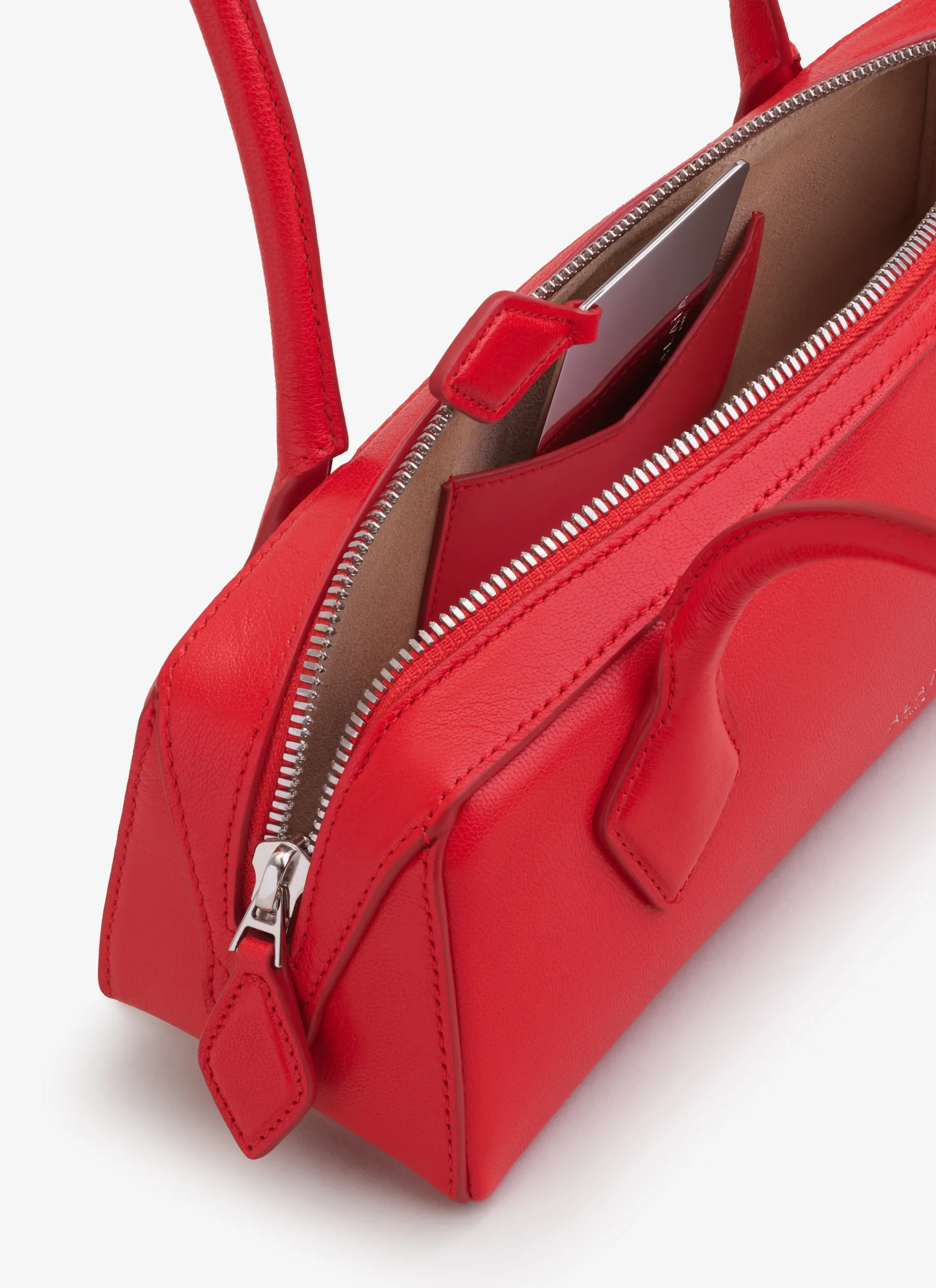 LE TECKEL SMALL BAG IN GOATSKIN