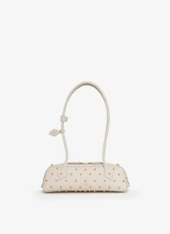 LE TECKEL SMALL BAG WITH STUDS IN NUBUK