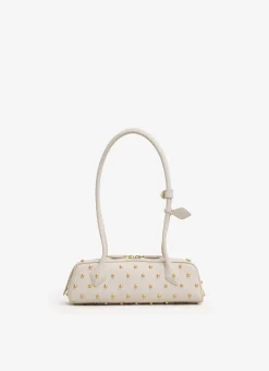 LE TECKEL SMALL BAG WITH STUDS IN NUBUK