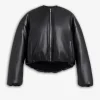 LEATHER BOMBER JACKET