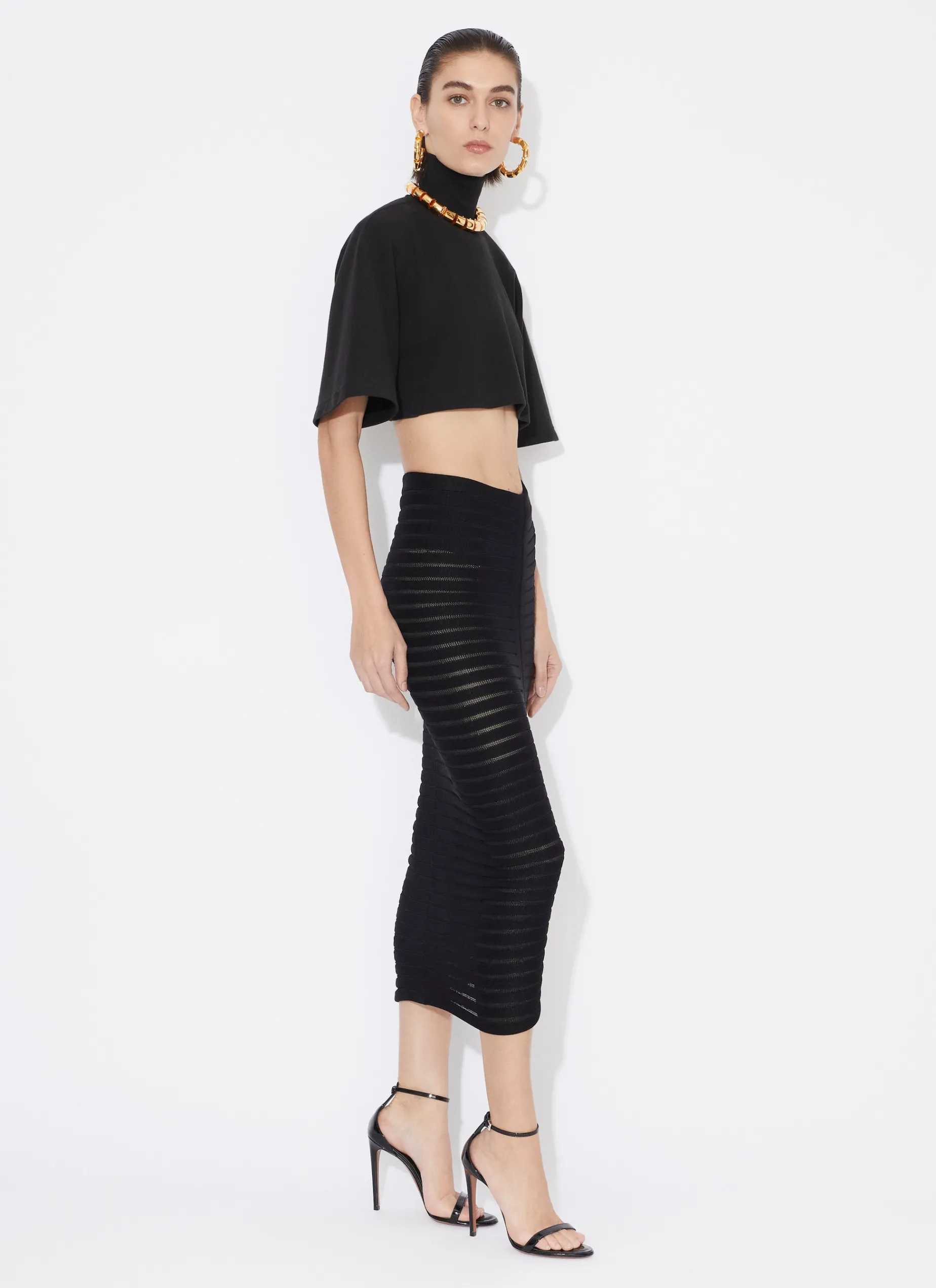 MIDI SKELETON SKIRT