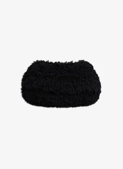 MINI BUBBLE SKIRT IN KNITTED FUR