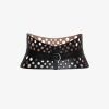 NEO BUSTIER BELT IN PERFORATED CALFSKIN