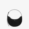 ONE PIECE DEMI LUNE BAG IN FISHNET PYRAMIDS
