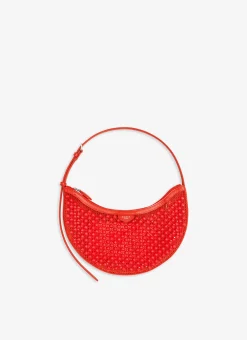 ONE PIECE DEMI LUNE BAG IN FISHNET PYRAMIDS