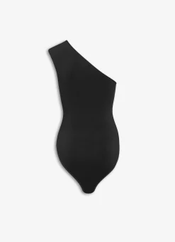 ONE SHOULDER BODY IN STRETCH KNIT