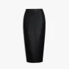 PENCIL LEATHER SKIRT
